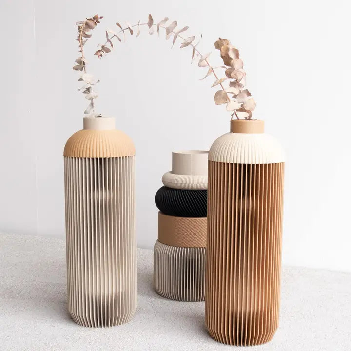 L’art de créer des vases durables : matériaux recyclés et impression 3D