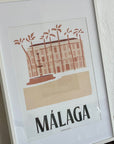 Affiche Malaga 60 x 40