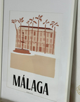 Affiche Malaga 60 x 40