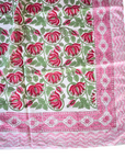 Sarong Blockprint Rose