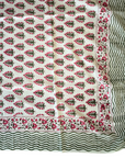 Sarong Blockprint Rose