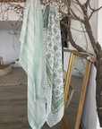 Sarong  Blockprint Vert